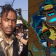Left: Coolio (Photo: Kevin Winter/Getty Images), Right: Futurama’s Kwanzaabot (Screenshot: Hulu)